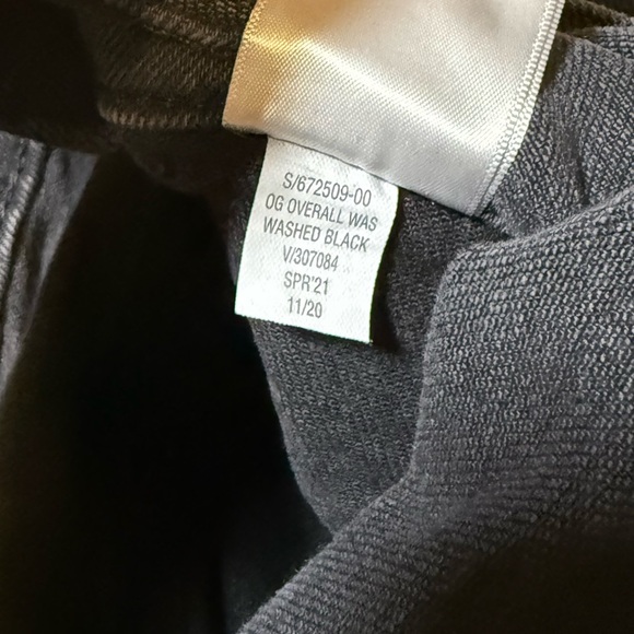 Old Navy Women’s Black Denim Overalls Size 4 Adjustable Straps Pockets - Picture 10 of 10